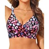 Women Bikini Top Only - Push Up Large Bust Swimsuit