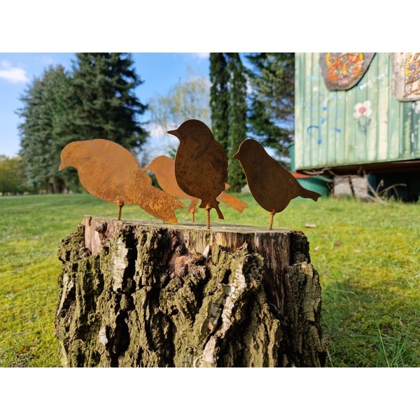 Allrounda Rust Birds with Screw for Wood – Pack of