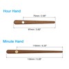 PATIKIL Replacement Clock Hands Kit, 5 Set Wooden Clock Mechanism