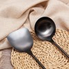 Cabilock Cooking Spoon for Wok 1 Piece Stainless Steel Wooden