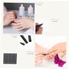 Baluue 10pcs Empty Nail Art Pens Multifunctional Liquid Applicators for