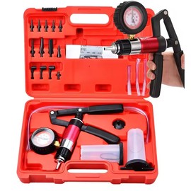 PWR 21PCS Hand Held Vacuum and Pressure Pump Brake Clutch Fluid Bleeder Tool Kit