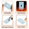 Bates Blue Light Switch Covers - 2 Pack, Outlet Plate