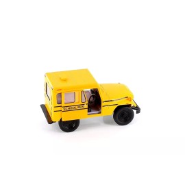 Kinsmart 5446D Kinsmart 5''  1971 Jeep DJ-5B Diecast Model School Bus 1:26 - Yellow Color