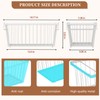 ANJUBAN Enhanced Leak-Proof Bottom - Freezer Organizer Bins ，4 Pack