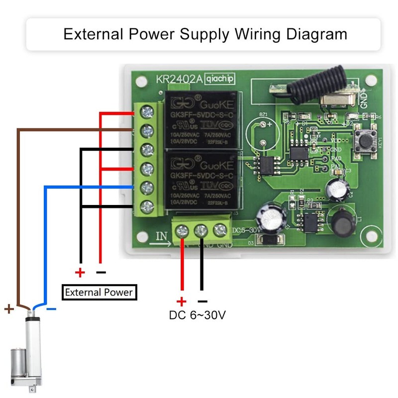 QIACHIP 433Mhz Wireless Remote Control Safety Switch RF 10A Relay