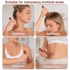 Penitue Meridian Massage Brush with Handle, Pure Copper Teeth Body