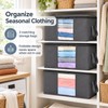 Foldable Clothes Storage Bags Set of 3 – Large Capacity