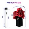 P1P P1S Hotend Bambu Lab Red Heat Sink Ceramic Heater