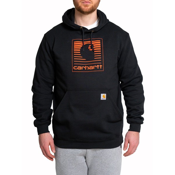 Carhartt Men's Loose Fit Midweight Graphic Sweatshirt, Black, X-Large