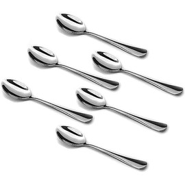 U Chef Juego de 6 Cucharas para Café, Cucharas Cafeteras, Cucharitas para Cafe Espresso, Azúcar, Helado, Mini cuchara de Café, Cucharas para Postre Pequeñas de Acero Inoxidable de 4.7 pulgadas