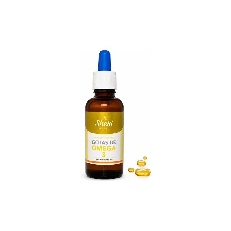 Omega 3 Sheló Nabel Gotas Omega 3 Drops, 30 mL