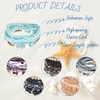 WAINIS 6 Sets Bohemian Stackable Bead Bracelets for Women Multicolor