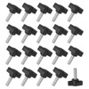 M METERXITY 20-Pack Thumb Screws, M6x20mm Tee Wing Knobs, Plastic