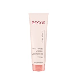 Becos Superbody Moisturising Cream with Haluronic Acid at Low and High Weight Molecules 250 ml - Beautiful Skin, Soft and Elastic, as Regenerated