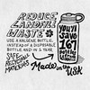 Nalgene Uni Grip-n-Gulp Sustain Flasche, Mehrfarbig, 125 ml