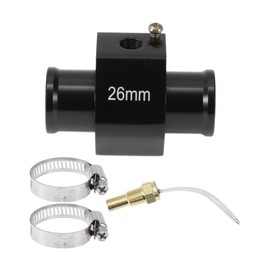 ACROPIX 12/24V Universal Water Temp Sensor Kit, 1/8"NPT 40mm Black Adapter 160'F on - 145'F Off for Automotive Radiator & Engine Cooling