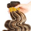 Dokksiiia Blonde Ombre Bundles P4613 Highlight Body Wave Human Hair
