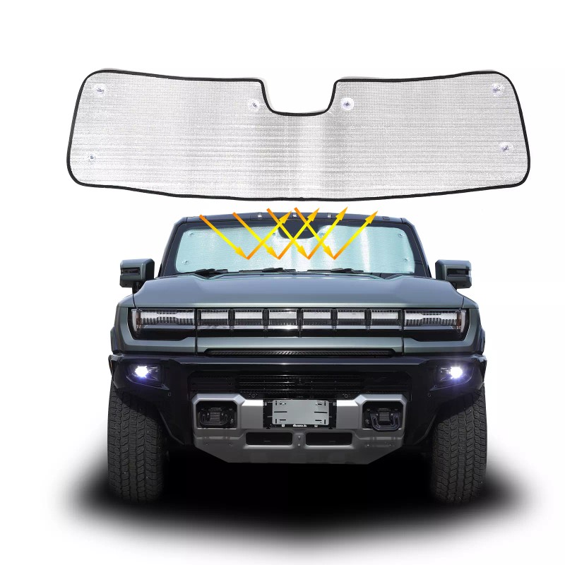 Carworld66 For Hummer EV SUV 2024-2025 Car Windshield Sunshade Anti-UV