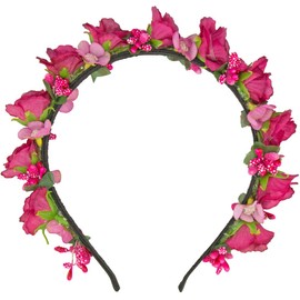 Trachtenland Flower Headband Sabia – Charming Hair Accessory for Dirndl, for Weddings, Communion or Festivals -