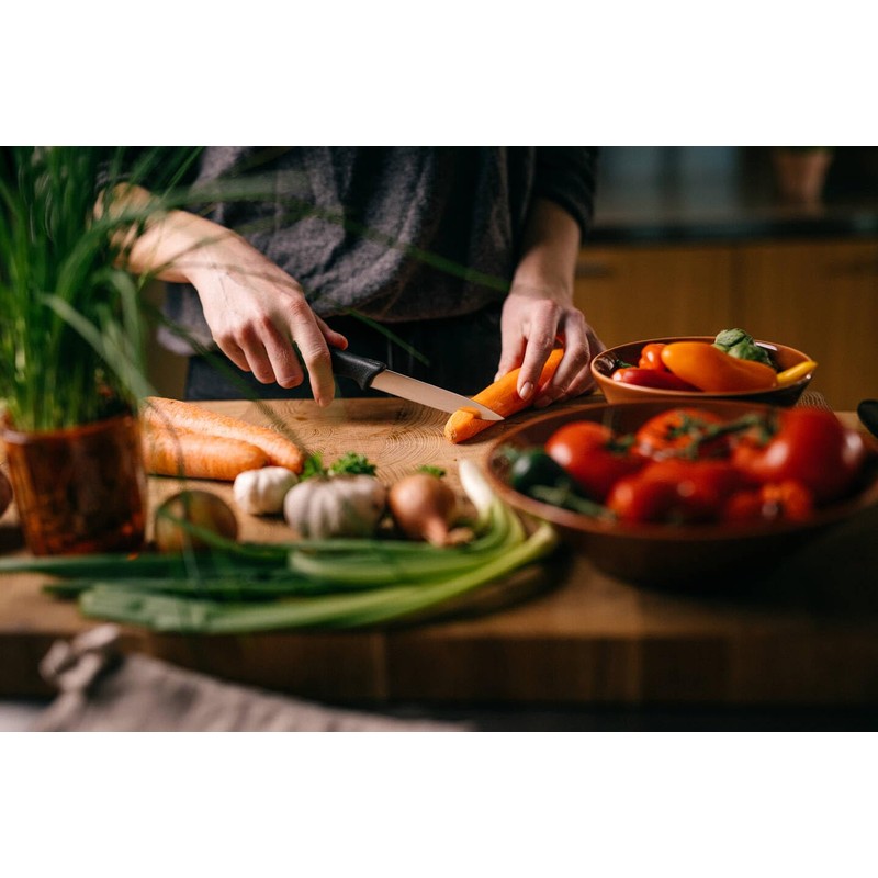 Fiskars Spelucchino, Essential, Lunghezza Totale: 22 cm, Acciaio Inox /
