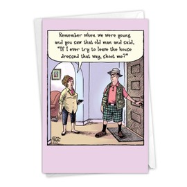 NobleWorks Hilarious Birthday Greeting Card with 5 x 7 Inch Envelope (1 Card) Bday Shoot Me 4690Z