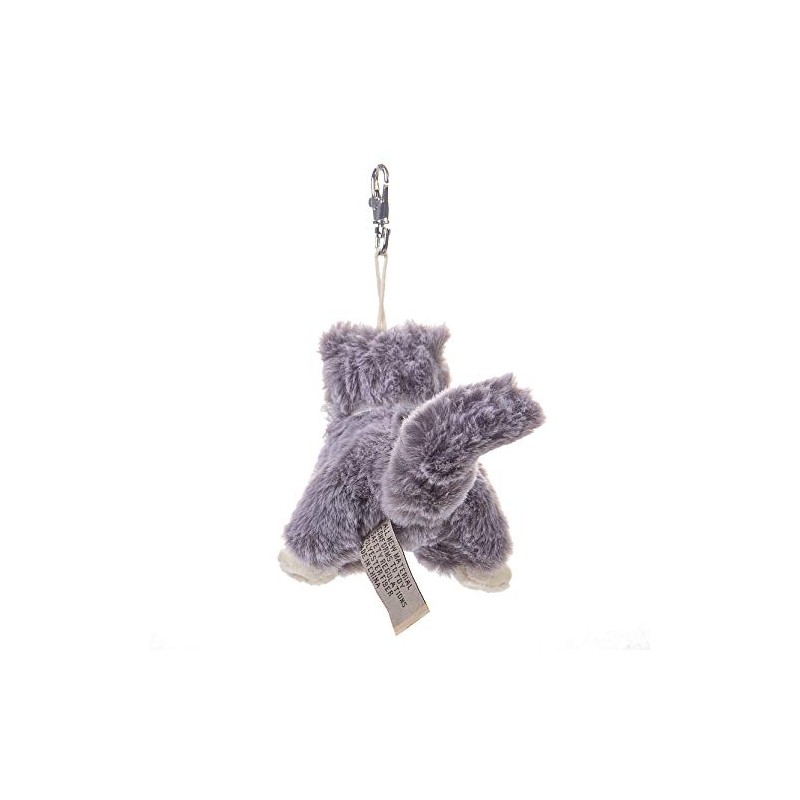Dilly Dudu Gray Cat Plush Keychain - Soft and Cuddly