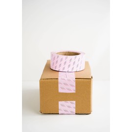 Package Mint 2 inch Pink Lightning Packaging Tape 110 Yards 330 ft. Cute Shipping Tape Carton Sealing Tape Retro Packing Tape for Small Business