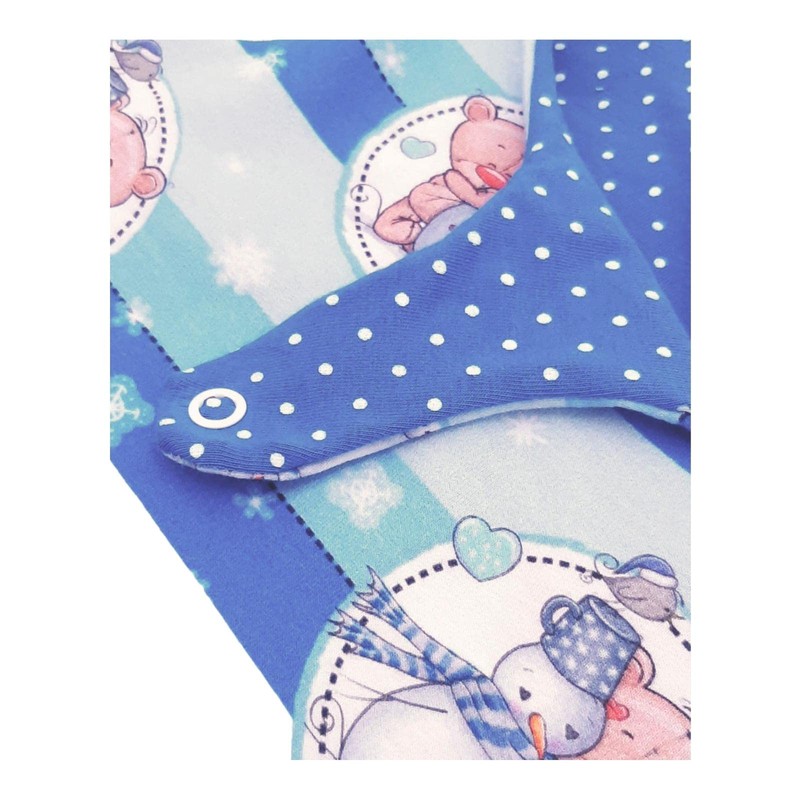 SCHNEEMANN blau Strampler Winter (92)