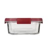 Keter Cook glass container, transparent / red, 33 x 18