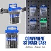 WORKPRO 12pcs PH2 Impact Phillips Screwdriver Bit Set CNC Machined