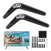 FunWorth Universal TV Base Feet, High-Quality ABS TV Stand with