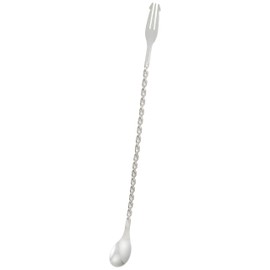 Spiral Bar Spoon Small Right Handed Stainless Steel Cocktail Long Spoon Stirring Spoon Bartender Professional Use