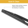 MACHSWON Rear Windshield Wiper Blade Arm Set Black 12 Inch