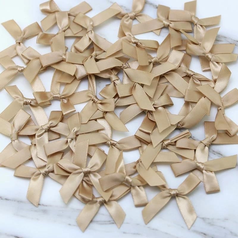 Pack of 200 Satin Ribbon Bows 7 cm Mini Bow