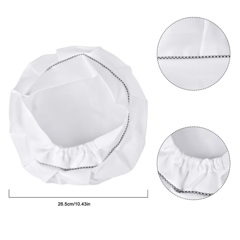 White Kids Apron and Chef Hat Set, Children Aprons for