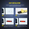 Nilight 10 PCS Red 3.8 Inch 6 LED Side Marker