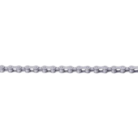 M-Wave Unisex - Adult Single Speed Bicycle Chain, 112 Links, 1/2 Inch x 1/8 Inch, Anti-Rust Coating, Includes Locking Link Silver