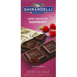 Ghirardelli, Dark Chocolate Raspberry Bar, 3.5 oz