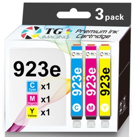 TG Imaging Compatible Ink Cartridge Replacement for 923e EvoMore Color Ink Cartridge for Office Jet Pro 8130e 8135e 8138e 8139e 8120 8120e 8122e 8123 8130 Printers (3 Pack,Cyan,Magenta,Yellow)