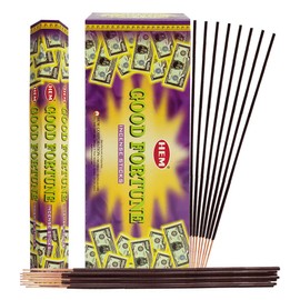 Good Fortune Incense Sticks and Incense Stick Holder Bundle Insence Insense Hem Incense Sticks