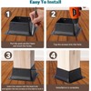 4 x 4 Post Base, Inner Size 3.6"x3.6"Deck Post Base