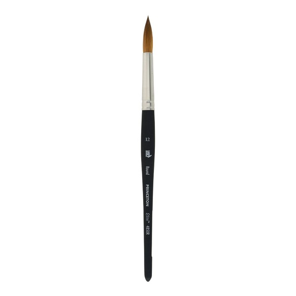 Princeton Elite Synthetic Kolinsky Sable Watercolor Brushes - Round - Size 12