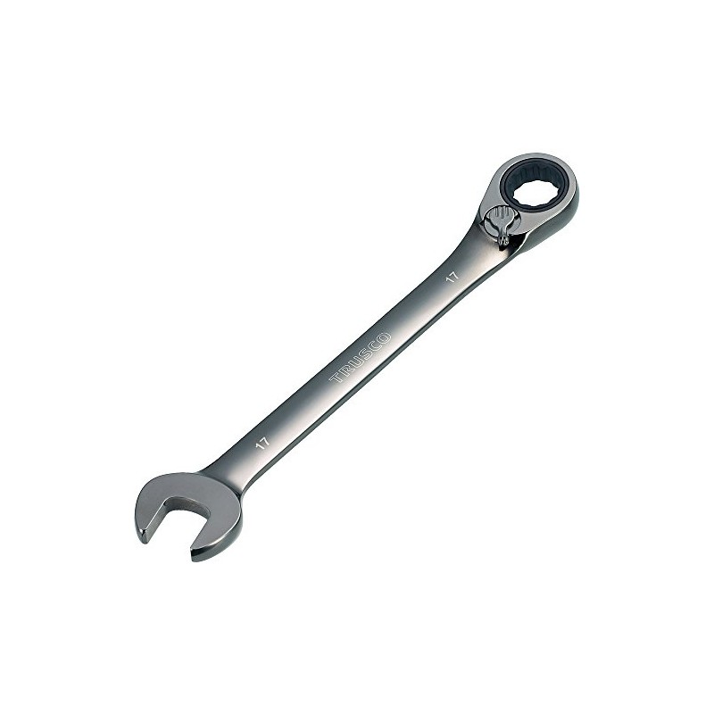 TRUSCO TGRN-19R Switchable Gear Wrench Combination Type 19X19 Non-Chrome