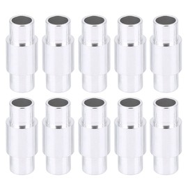 Dilwe Inline Skates Spacer, Wheel Bearing Spacers, 10Pcs Aluminium Inline Speed Spacer Bearing Spacers for Standard Skate Wheels 8mm 6mm Axles
