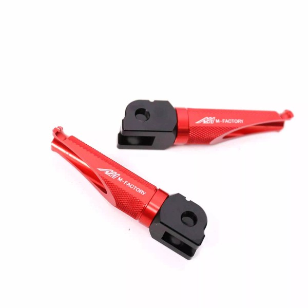 Unbranded SHINOBI Red Racing Front Foot Pegs For MV Agusta