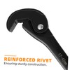 TEHAUX Adjustable Spanner Ratchet Wrench Scrench Shifting Spanner Multi-functional Tire