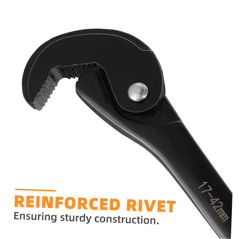 TEHAUX Adjustable Spanner Ratchet Wrench Scrench Shifting Spanner Multi-functional Tire