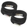 Paquete de 2 cables de guitarra de 1/4 de pulgada