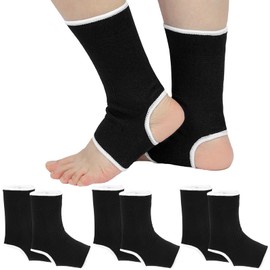 Pluvyze 3 Paar Sprunggelenkbandage Kinder,KnöChelbandage Kinder,Bandage FußGelenk Kinder,Bandage Sprunggelenk Kinder für Joggen, Laufen, Turner, Fitness(11-15 Years) für Verstauchten Knöchel